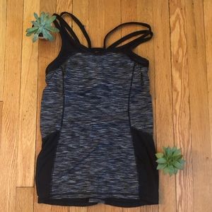 Black workout tank